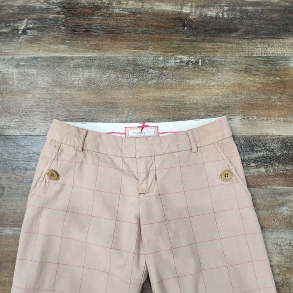 VINTAGE Abercrombie & Fitch Low Waist Crop Pants Y2K Size 4 - Picture 2 of 7